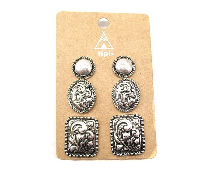The Tooled Stud 3pcs Set