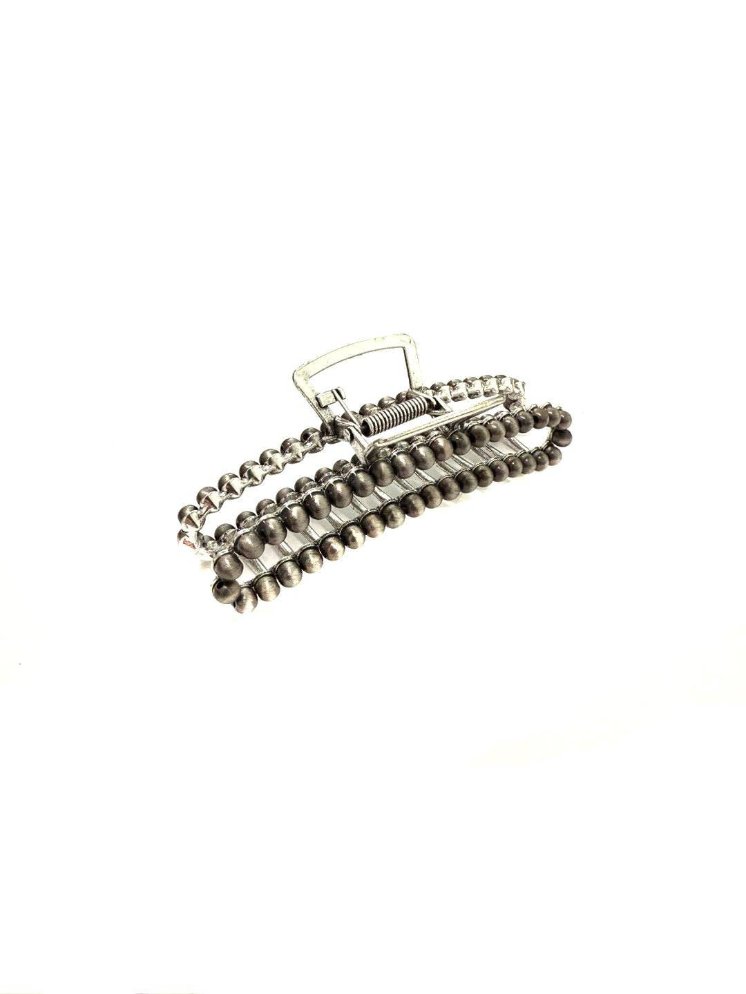 Western Navajo Pearl Hair Claw