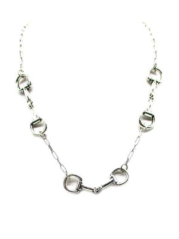Snaffle Necklace